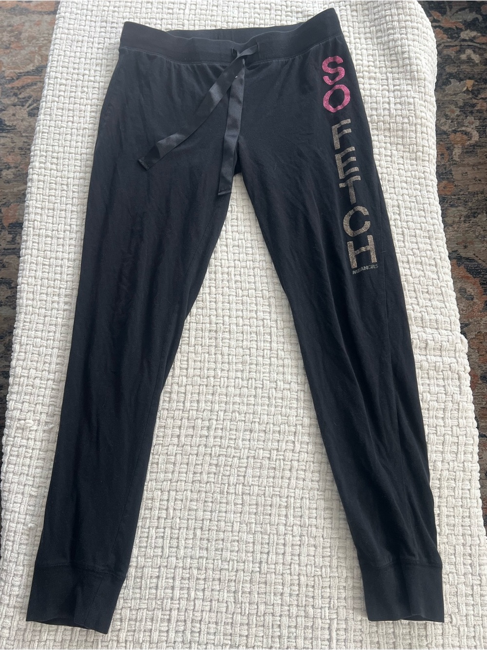 MEAN GIRLS So Fetch Teen' Black Graphic Jogger Pants